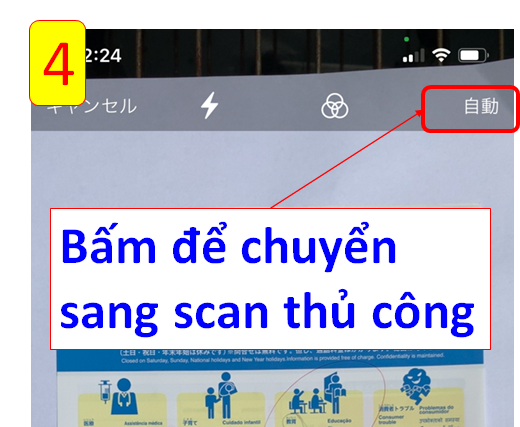 scan ảnh bằng iPhone